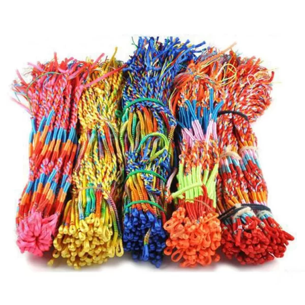 12 X Bracelets d'amitié en fil de coton tissé à la main, tissés à la main, brésiliens – Image 2