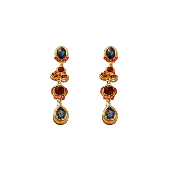 Collier en or de dubaï pour femmes, bijoux médiévaux en diamant et perles, ensembles de bijoux pour femmes – Image 5