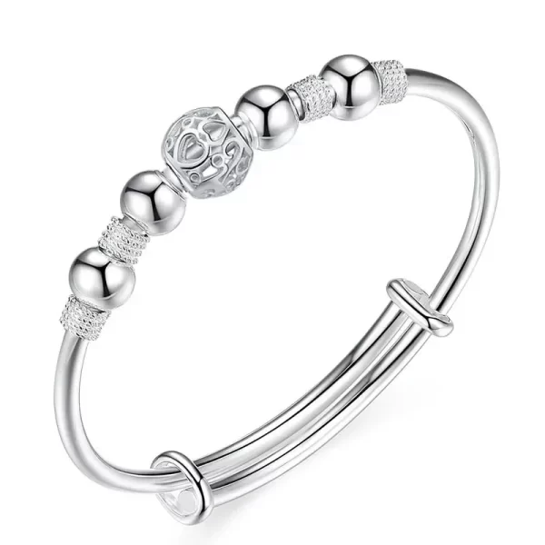 Bracelets de perles porte-bonheur en argent regardé 925 pour femmes, mode coréenne, bracelets de créateurs de luxe, fête, cadeaux de bijoux de mariage, nouveau – Image 4