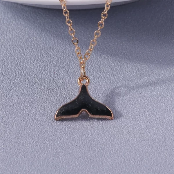 Boho coquille collier mer plage beau poisson sirène coeur étoile pendentif collier pour femmes enfants été bijoux cadeaux bohème – Image 5