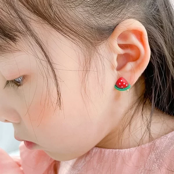 Réinitialisation d'oreille sans trou d'oreille pour filles, boucles d'oreilles fleur mignonnes, princesse pour enfants, cadeaux d'anniversaire pour filles, accessoires pour enfants, nouveau, 10 pièces – Image 5
