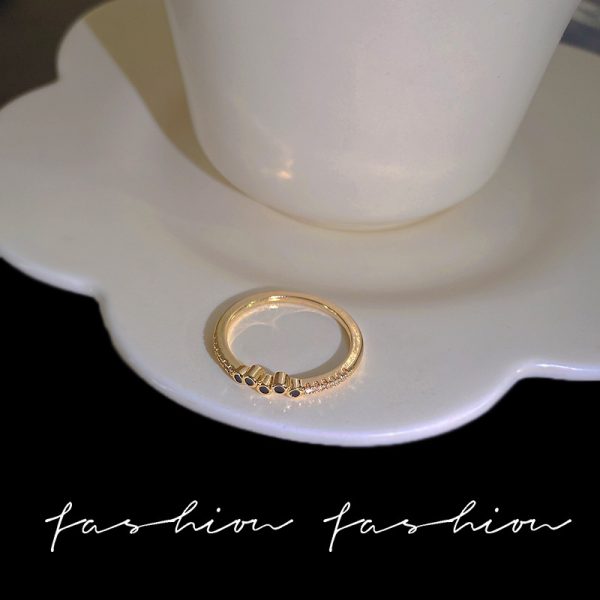 Anneaux de chaîne de ceinture pour femmes et hommes, bague en acier inoxydable plaqué or, tendance de luxe, mode coréenne, bijoux esthétiques, 2024 – Image 26