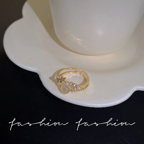 Anneaux de chaîne de ceinture pour femmes et hommes, bague en acier inoxydable plaqué or, tendance de luxe, mode coréenne, bijoux esthétiques, 2024 – Image 14