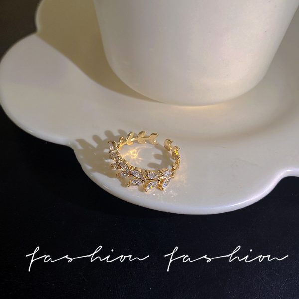 Anneaux de chaîne de ceinture pour femmes et hommes, bague en acier inoxydable plaqué or, tendance de luxe, mode coréenne, bijoux esthétiques, 2024 – Image 9