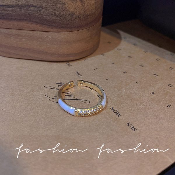 Anneaux de chaîne de ceinture pour femmes et hommes, bague en acier inoxydable plaqué or, tendance de luxe, mode coréenne, bijoux esthétiques, 2024 – Image 11