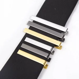 Nouveaux pinces à cravate pour hommes en métal cravate barre robe chemises épingle à cravate pour cérémonie de mariage métal couleur argent pince à cravate homme accessoires