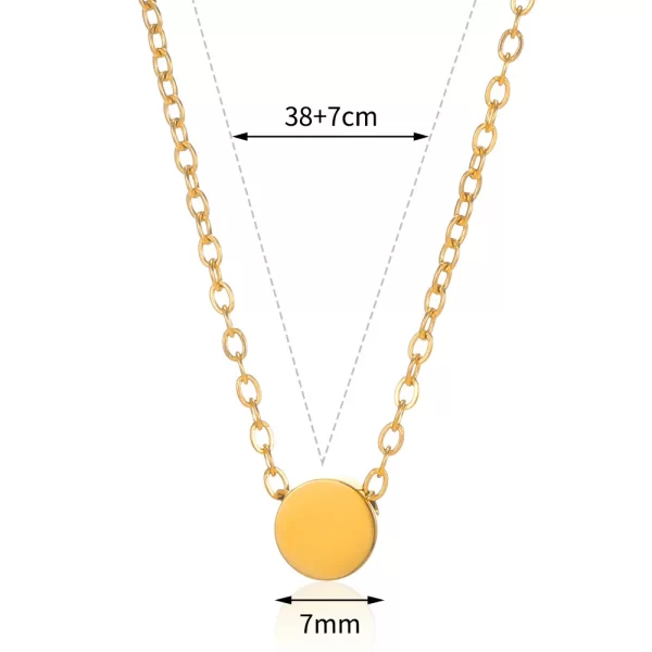 Collier cœur d'amour en acier inoxydable pour femmes, chaîne à lèvres tendance, pendentif Simple, bijoux, nouvelle collection 2024 – Image 7