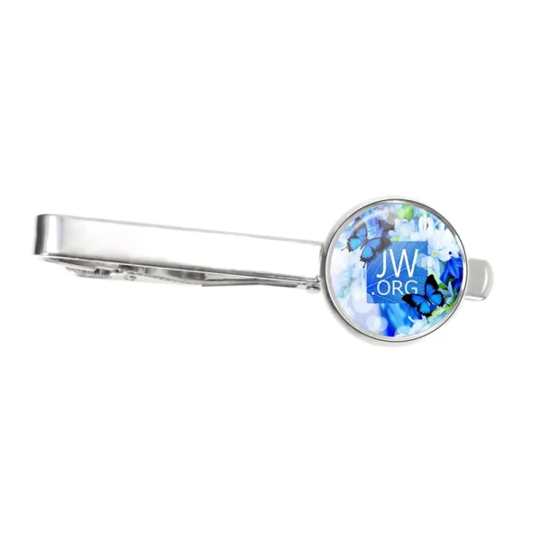 Pince à cravate Steampunk pour témoins de jéhovah, JW.ORG, Clip rond de haute qualité, bijoux artisanaux, Clips pour Cabochon en verre, nouvelle collection 2022 – Image 4