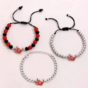 Film de dessin animé Sonics, Bracelet d'ombres pour hommes et femmes, bijoux Cool, breloques pour enfants, pendentifs, chaînes, accessoires, cadeaux