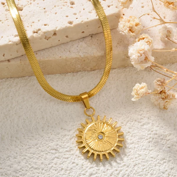 Colliers avec pendentif en chaîne de sexe doux, en acier inoxydable, couleur or, bijoux esthétiques, cadeau pour anniversaire, nouvelle mode – Image 5