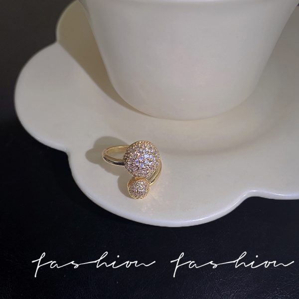 Anneaux de chaîne de ceinture pour femmes et hommes, bague en acier inoxydable plaqué or, tendance de luxe, mode coréenne, bijoux esthétiques, 2024 – Image 22
