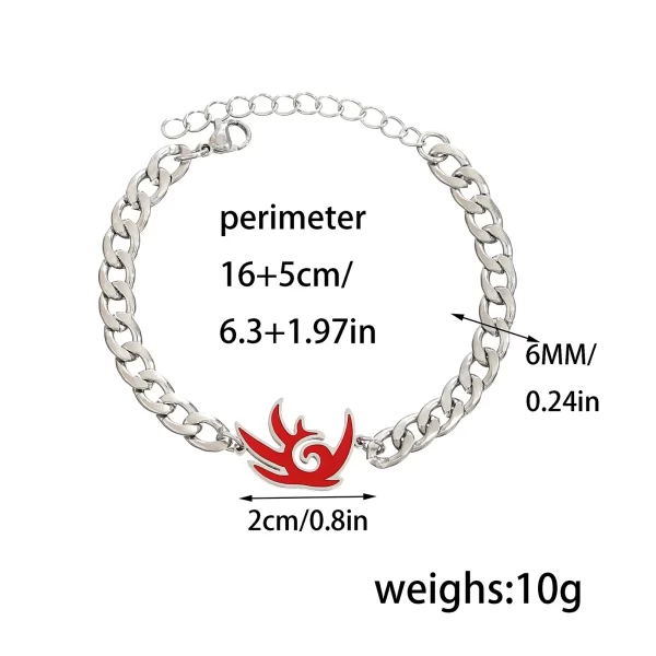 Film de dessin animé Sonics, Bracelet d'ombres pour hommes et femmes, bijoux Cool, breloques pour enfants, pendentifs, chaînes, accessoires, cadeaux – Image 4