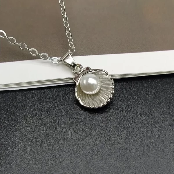 Collier avec pendentif en Imitation de perles pour femmes – Image 3