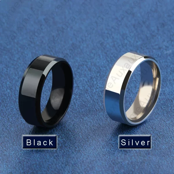Bague Titane Homme en Acier inoxydable 2025 – Image 6