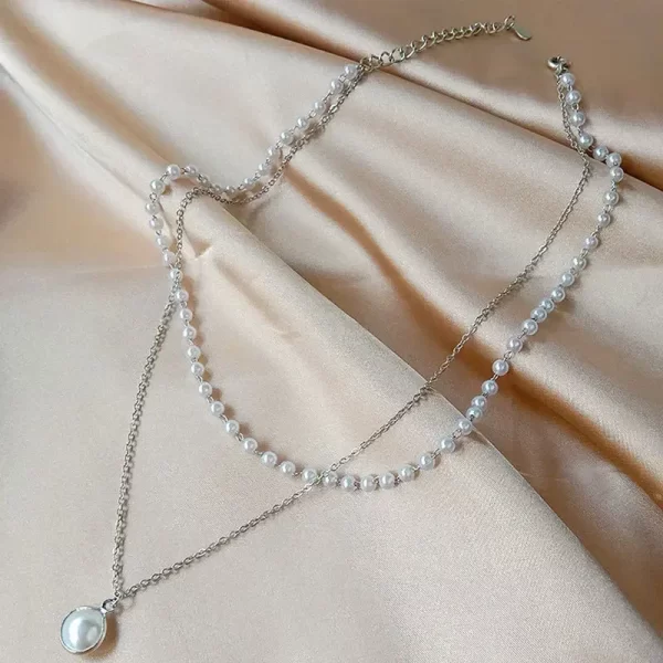 Collier Perles Femme en plaqué Or 2025 – Image 4