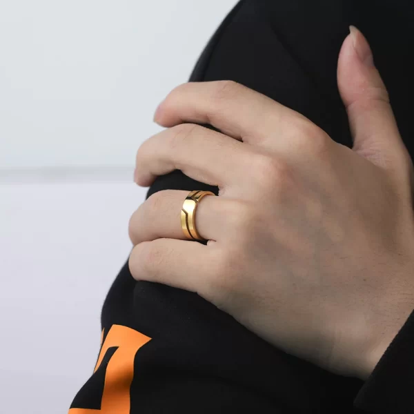 Skyrim bague en acier inoxydable 2025 – Image 10