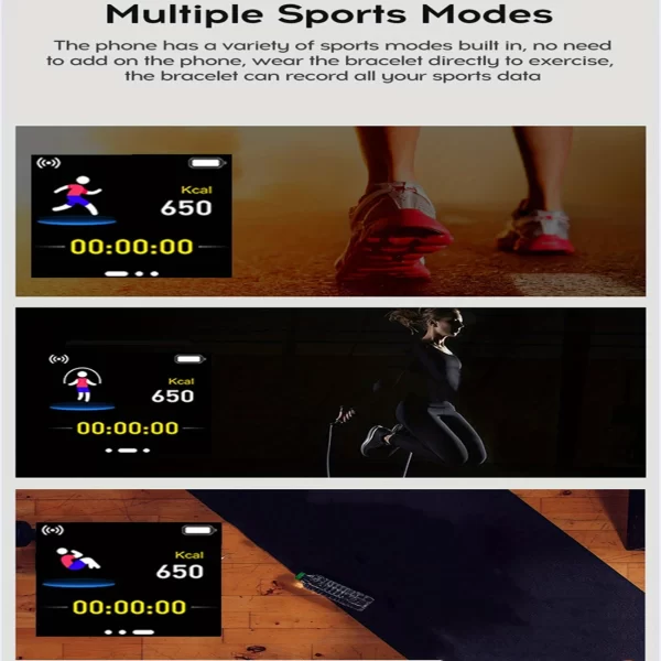 Montre intelligente Femmes et homme avec plusieurs options 2025 – Image 3