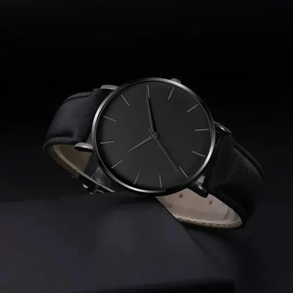 5 pièces ensemble mode hommes montres de sport homme d'affaires Quartz montre-Bracelet de luxe en cuir Bracelet hommes horloge décontractée montre – Image 3