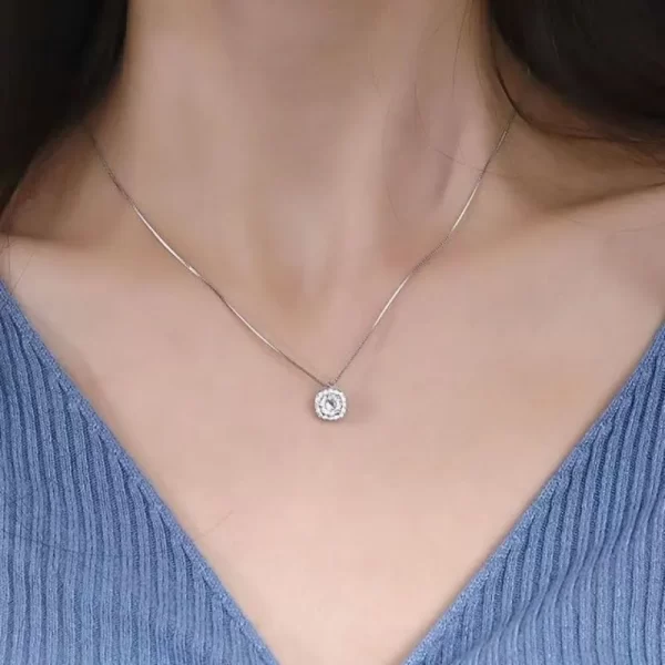 Jkeli – collier d'amour scintillant en argent Sterling 2024, Collection d'hiver 100%, adapté au bricolage, bijoux originaux à la mode pour femmes, cadeau, nouvelle collection 925 – Image 5