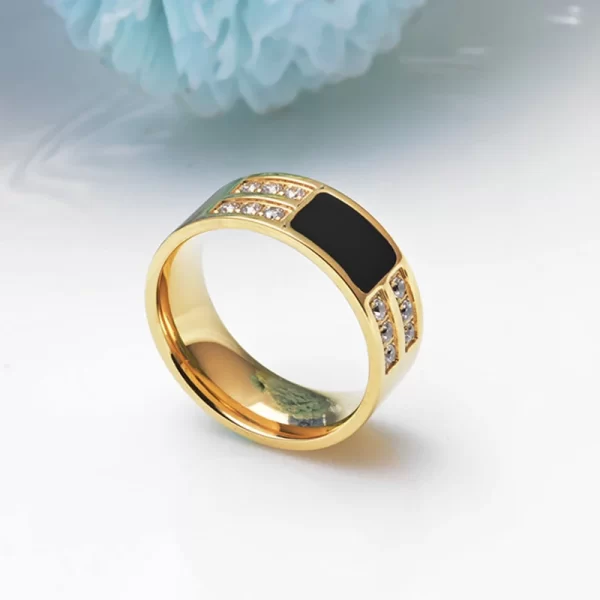 Bagues carrées chevalière pour hommes, Collection de Style Punk, couleur or, largeur, bague de motard, bijoux de fête de mariage, vente en gros – Image 8