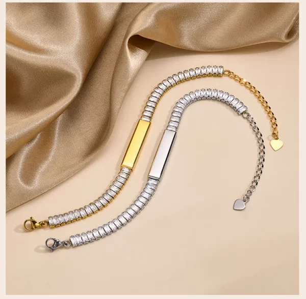 Bracelet de perles commissionné pour femme, bijoux empilables simples, 10mm – Image 7