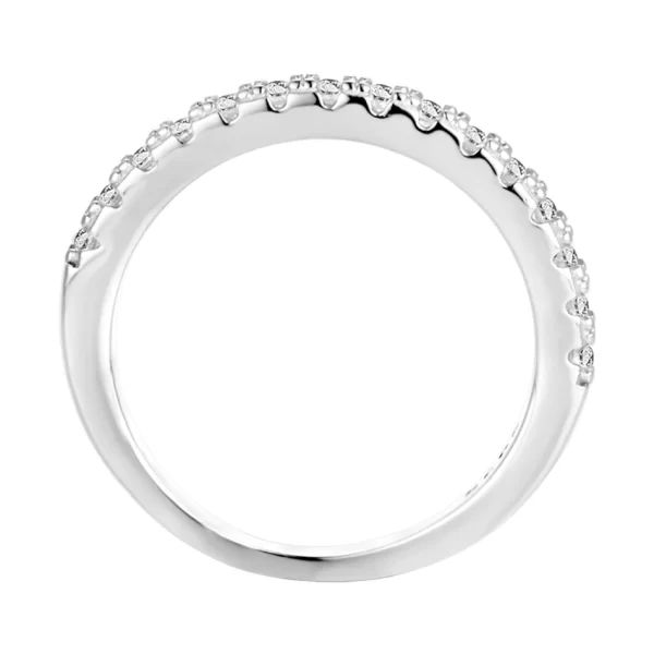 URMYLADY-Bague ronde en moissanite pour filles, bijoux de cocktail, argent regardé 925, or blanc, excellente coupe – Image 4