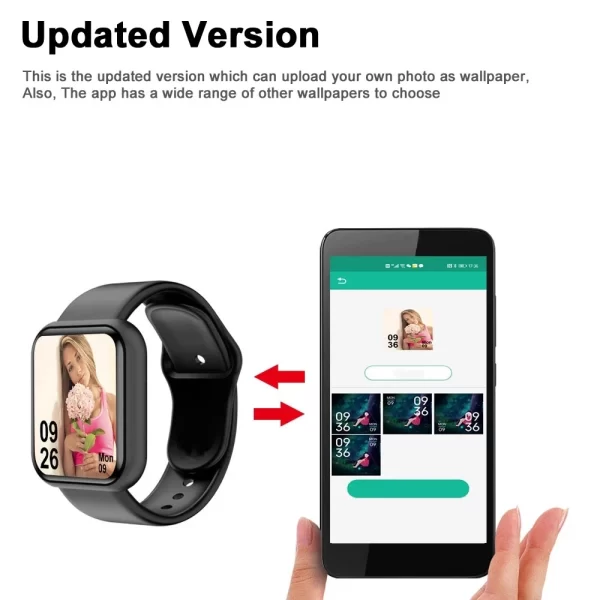 Montre intelligente Femmes et homme avec plusieurs options 2025 – Image 5
