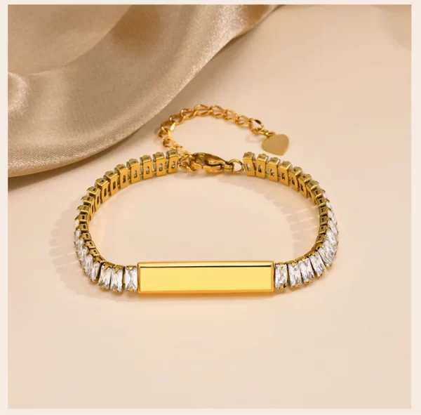 Bracelet de perles commissionné pour femme, bijoux empilables simples, 10mm – Image 8