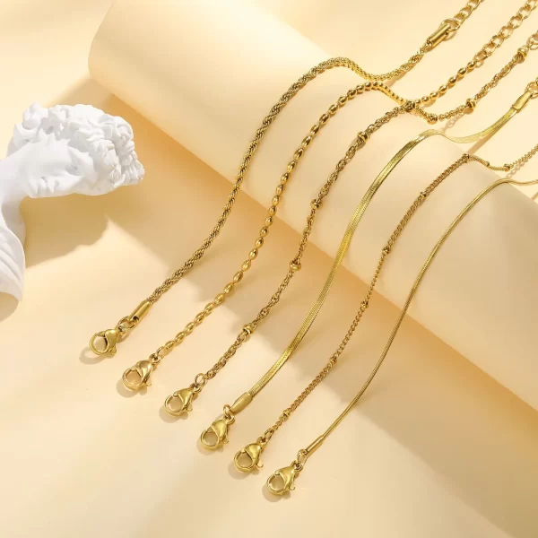 Bracelet de perles commissionné pour femme, bijoux empilables simples, 10mm – Image 3